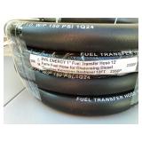 12-Foot 1-Inch Fuel Transfer Hose with Fittings