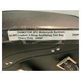 OHMOTOR 2PC Synthetic Leather Motorcycle Saddlebag