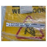 Pack of Simpli-Magic Wet Floor Caution Signs
