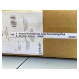 AmazonCommercial Aqua Burnishing Pads, 20-Inch, 5-