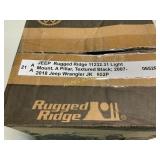 Jeep Rugged Ridge A-Pillar Light Mount (2007-2018)
