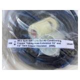 50FT Mini Split Copper Line Set with Insulation