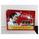 Coca-Cola Advertising Metal Sign