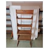 Russ Wooden Display Rack with Multiple Shelves