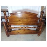 Solid Wood Full/Twin Bed Frame