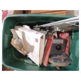 Green Tote With Shopsmith Tools and Manuals