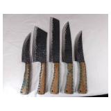 Damascus Steel Butcher Knives