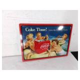 Coca-Cola ï¿½Coke Timeï¿½ Metal Advertising Sign