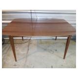 Rectangular Wooden Dining Table with Tapered Legs
