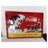 Coca-Cola Advertising Metal Sign