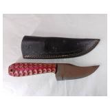 Damascus Steel Knife with Sheath