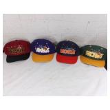 4 NFL Kids Baseball Caps
