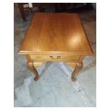 Wooden Side Table with Drawer