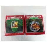 Light and Motion Christmas Ornaments