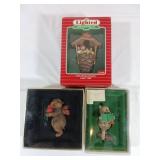 3 Animal Christmas Ornaments