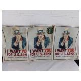 Three US Army Recruitment Posters