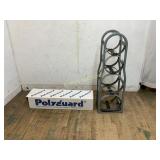 Metal Cylinder Storage Rack with Polyguard Roll