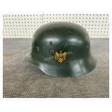 German-Style Helmet with Liner and Decal