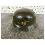 German Stahlhelm Helmet with Insignia