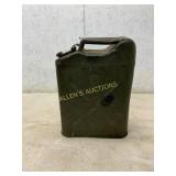 Metal Jerry Can Embossed ï¿½OMCï¿½ Markings