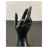 14KT White Gold Tanzanite and Diamond Ring