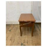 Wood End Table with Single Drawer