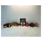 Coca-Cola Memorabilia Collection With Bottles