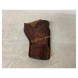 Tooled Leather Gun Holster