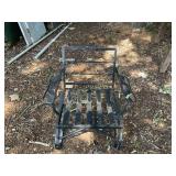 Metal Slat-Back Rocking Chair Frame
