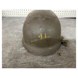 Steel Helmet with Liner, Possible WWII Era