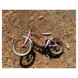 Childrenï¿½s Pink Bicycle with White Tires