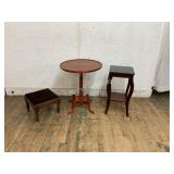 Three Wooden Accent Tables