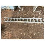 Werner Aluminum Extension Ladder, 225 lb Load