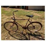 Rusty Vintage-Style Single-Speed Bicycle