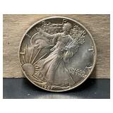 1987 Uncirculated American Silver Eagle Coin