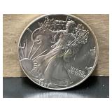 1987 Uncirculated American Silver Eagle Coin