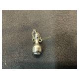 Sterling Silver Screw-Top Perfume Bottle