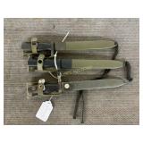 3 Military Bayonets with Sheaths