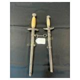 German Dress Daggers with Sheaths