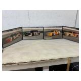 Four Framed NASCAR Stock Car Photos
