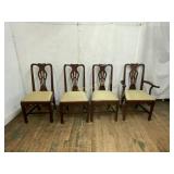 Four Mahogany Dining Chairs