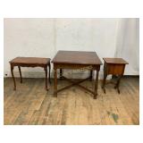 3 Wooden Tables with Varied Styles