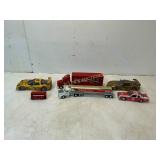 Die-Cast Vehicle Lot With Coca-Cola Trucks