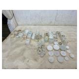74 White Ceramic/Glass Containers