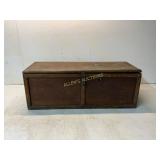 Wooden Storage Chest with Adjustable Compartments
