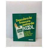 KOOL Menthol Cigarettes Metal Advertising Signs
