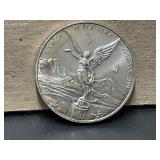 2012 Mexican 1 Onza Silver Coin, .999 Fine Silver