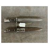 Military Bayonets with Scabbards