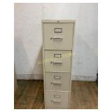 Four-Drawer Metal Filing Cabinet