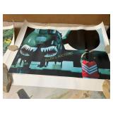 Military-Themedï¿½ with Binoculars and Collectibles